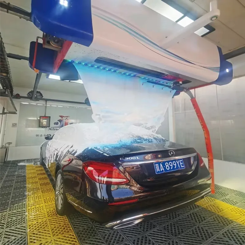 Luxury Fully 360 High Pressure Automatic Car Wash Machine System Intelligent Automatic Touchless Car Wash Machine Price