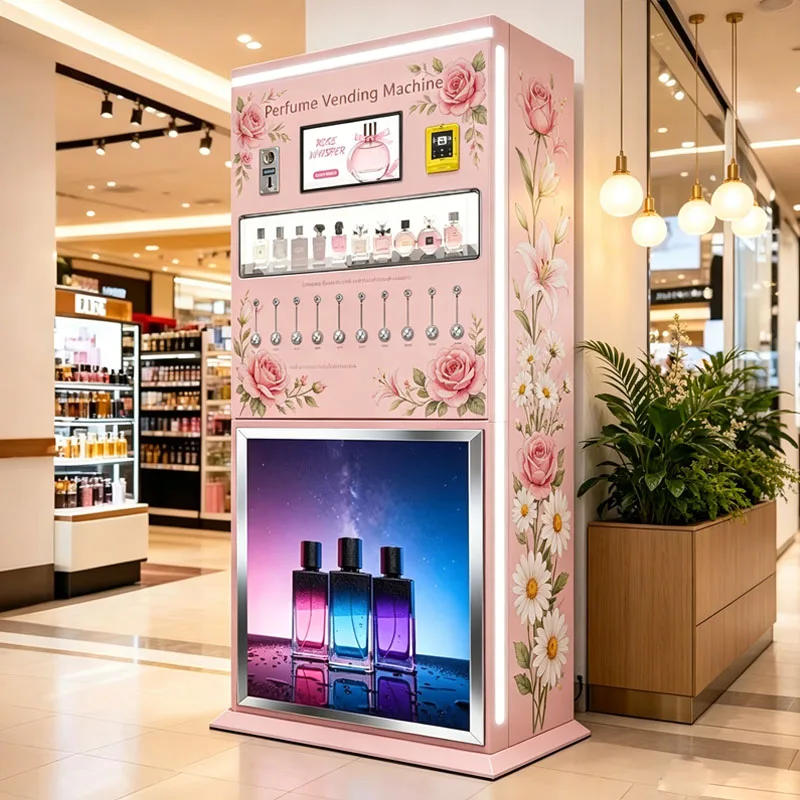 Commercial Perfume Sampling Machine Touch Screen Fragrance Dispenser for Retail and Gift Shops Wholesale Customized