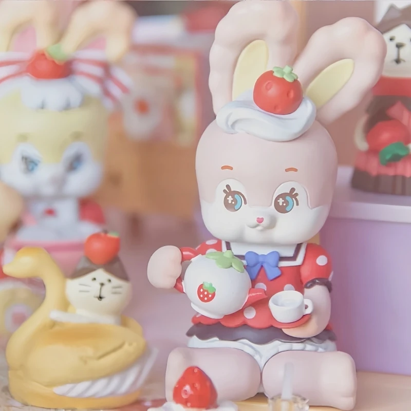 뜨거운 판매 52toys Fuwa Fuwa-Glamour Cutie 시리즈 미스터리 박스 액션 피규어 무작위 Collectible 장난감 데스크탑 장식 축제 선물