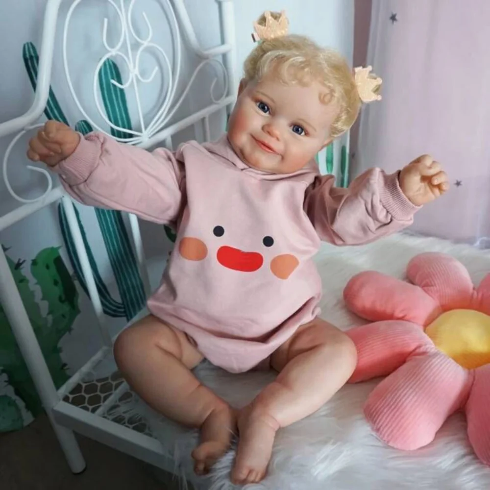 60CM Already Finished Reborn Doll Popular Maddie Lifelike 3D Painting Skin Many Details Veins High Quality Bebe Reborn Dolls