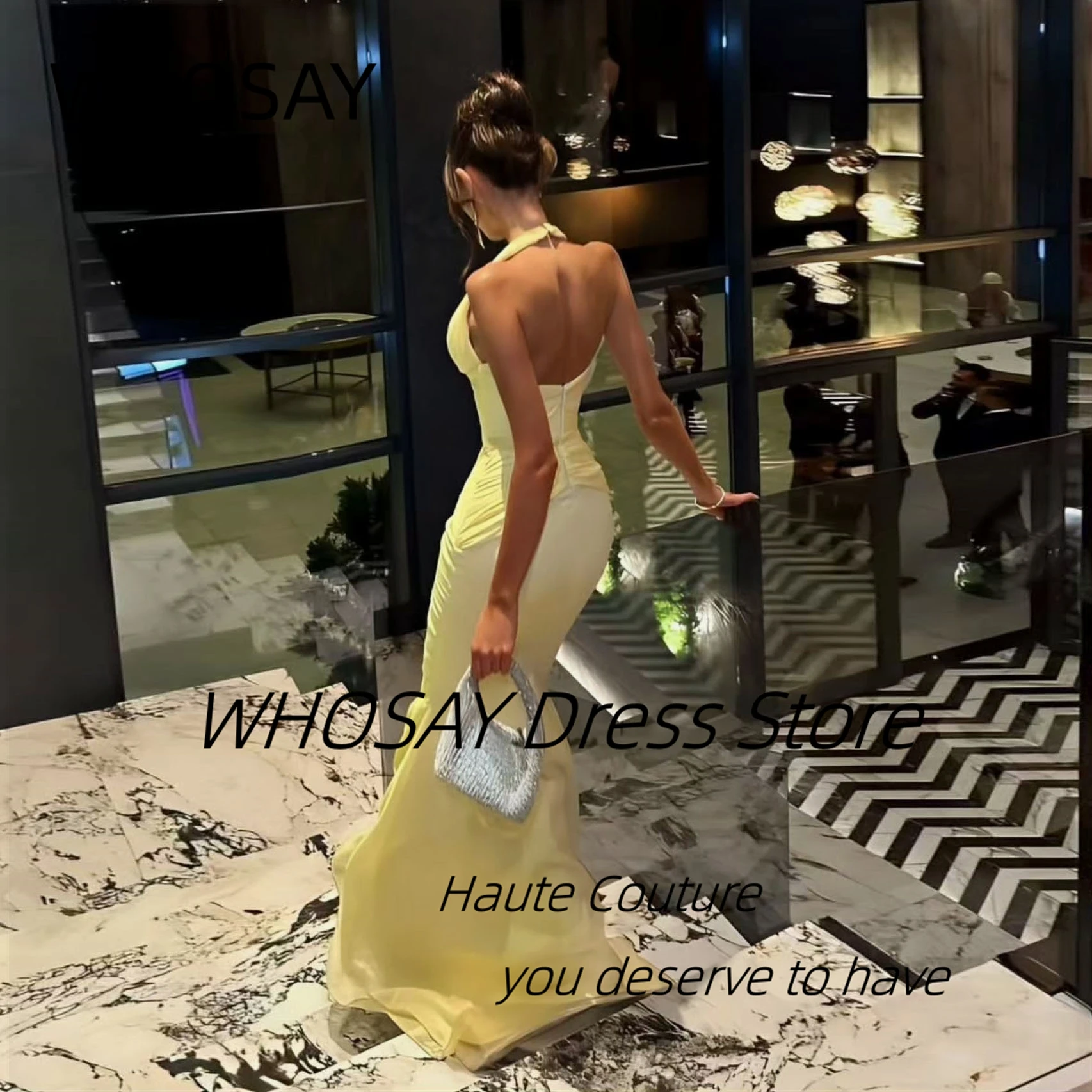 لماذا فساتين لحضور الحفلات الموسيقية الرسن الخامس الرقبة فستان خاص لحفلات الزفاف مثير عارية الذراعين رداء دي كوكتيل مساء رداء حفلات مخصص