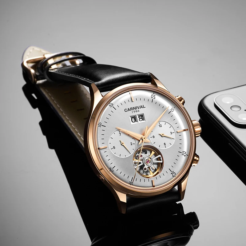 Montre Homme 2025 Luxury Brand Watches for Men Automatic Movement Mens Watch Leather Date Waterproof Men Mechanical Wristwatches