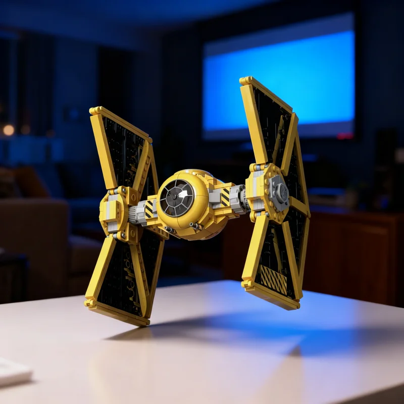 

444pcs MOC Mining Guild TIE Starfighter Star Battle Model Building Blocks Architecture Toys Christmas Gifts Education Kids Toy