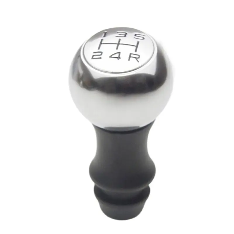 SKTO0 5 Speed Stainless Steel Manual Gear Shift Knob VTS Sports Lever HandBall For Peugeot 106 206 306 406 107 207 307 407 Trium