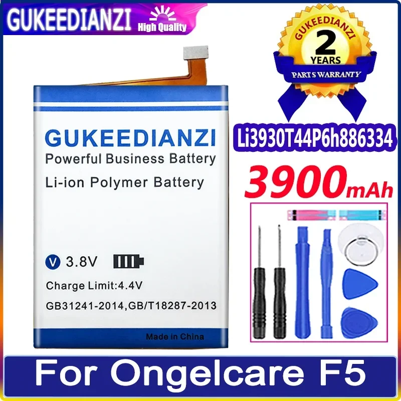 

Аккумулятор GUKEEDIANZI Li3930T44P6h886334 3900mAh для Ongelcare F5 Мобильный телефон Bateria