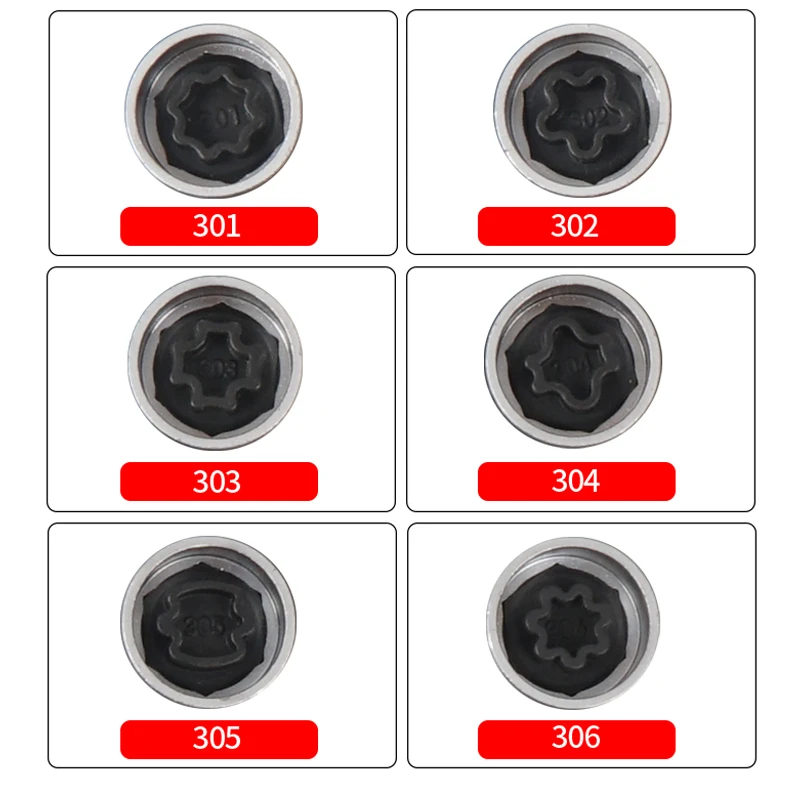 1PCS Anti-theft Wheel Bolt Lock Nut Key Adapter Removal Tool For Mercedes-Benz Screw Key B C S A E M GL R G-Clas