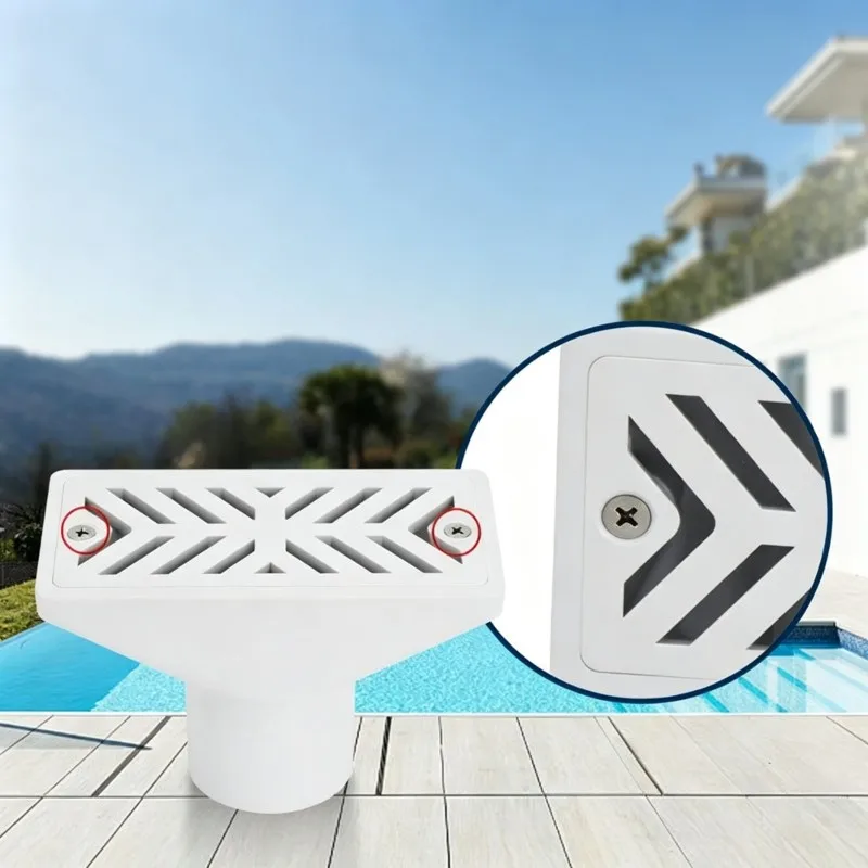 Dropship-Swimming Pool Overflow Drain Outlet 1.5 Inch Sizes Pool Wall Drain Outlet Channel Return Water Device