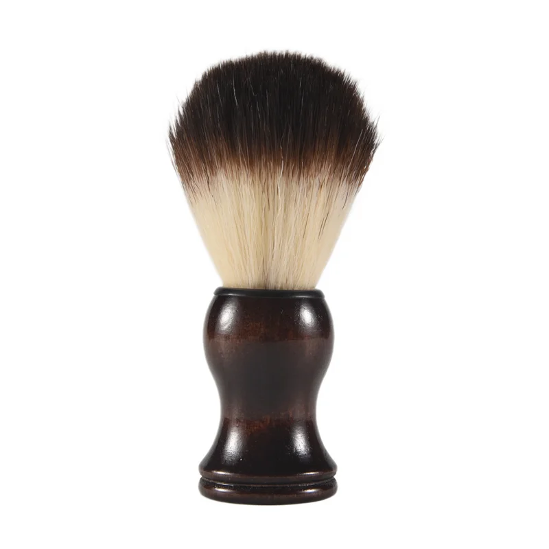 

AA20-Men Shaving Brush Shave Wooden Handle Facial Beard Cleaning Appliance High Quality Pro Salon Tool Safety Razor Brush