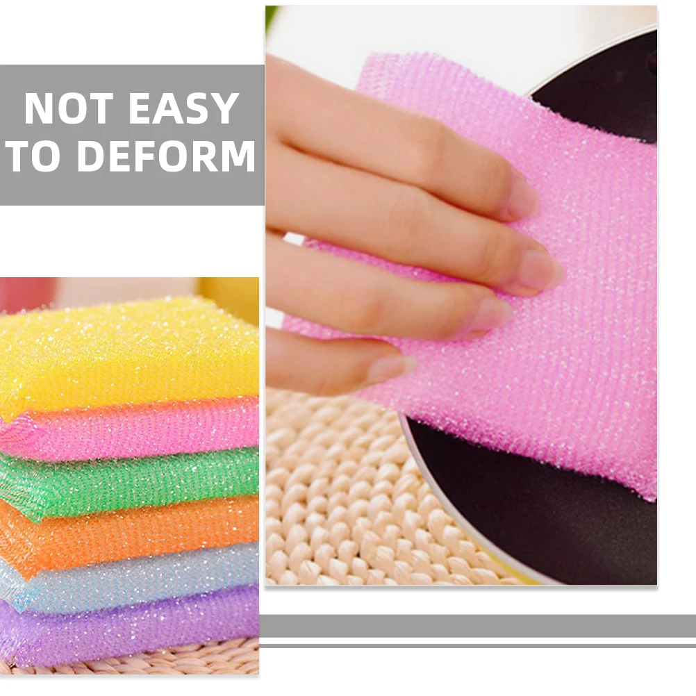 

20pcs Dish Scratch Dish Scrubbers Scrubbers Cleaning Pads Reusable Dishes Scrub Pads Scouring Pad