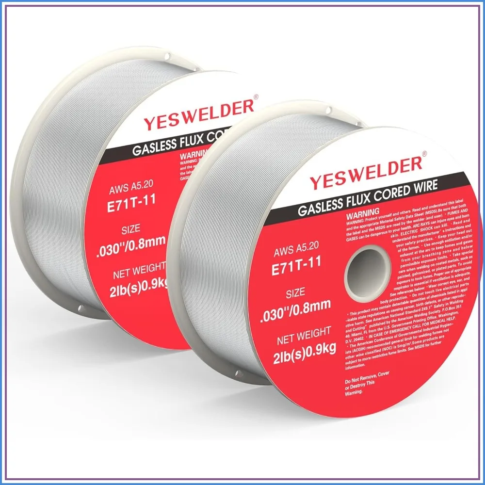 Gasless MIG Welding Wire Flux Core .030 Inch 2 Pack
