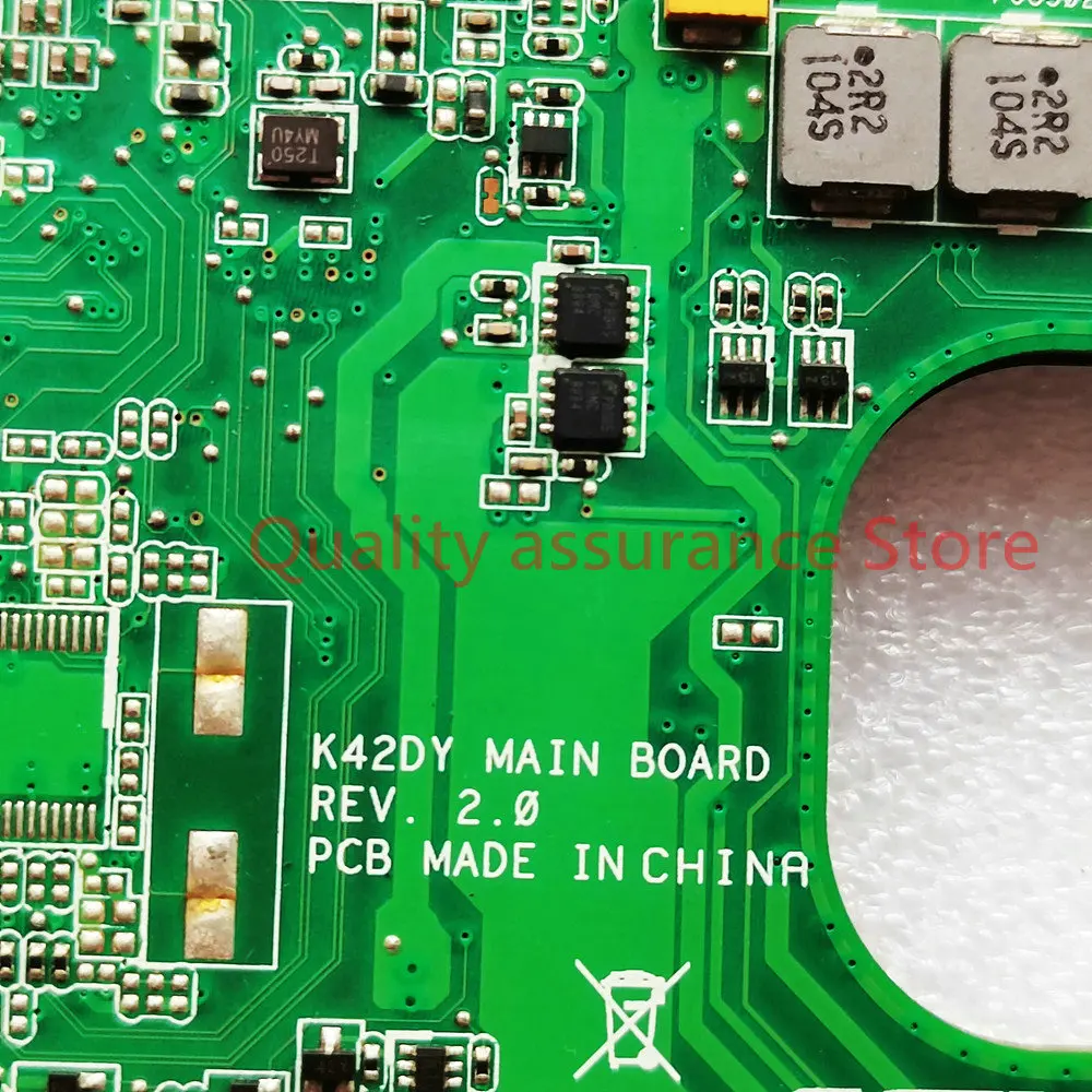 

Основная плата K42DY для ASUS K42DR K42D X42DY X42D, материнская плата для ноутбука K42DY, материнская плата для ноутбука 1 ГБ, REV: 2,0 REV: 1,1 DDR3, тест в порядке