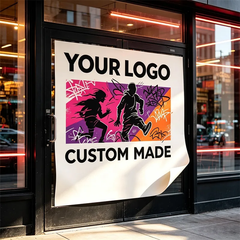 Any Size 100cm Any Picture Custom Stickers Children Pottery Classes Scene Decoration Course Enrollment Commercial Advertising
