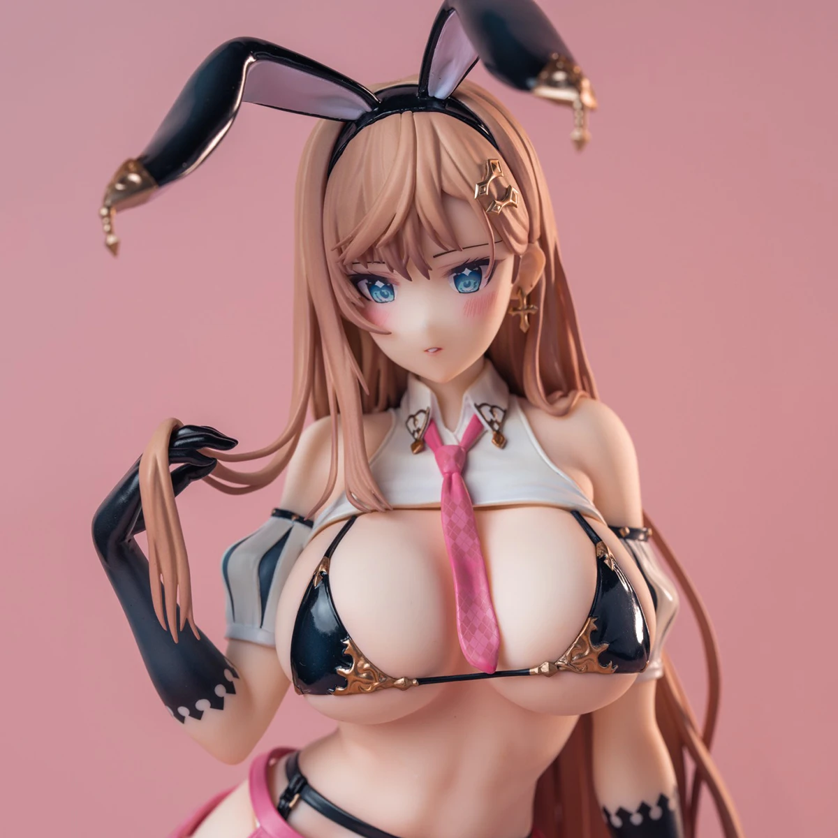 29CM Gal Bunny 1/6 Native Pink Cat Sexy Girl Anime Action Figures PVC Collection Doll Model Toys Festive Gift for Anime Fans