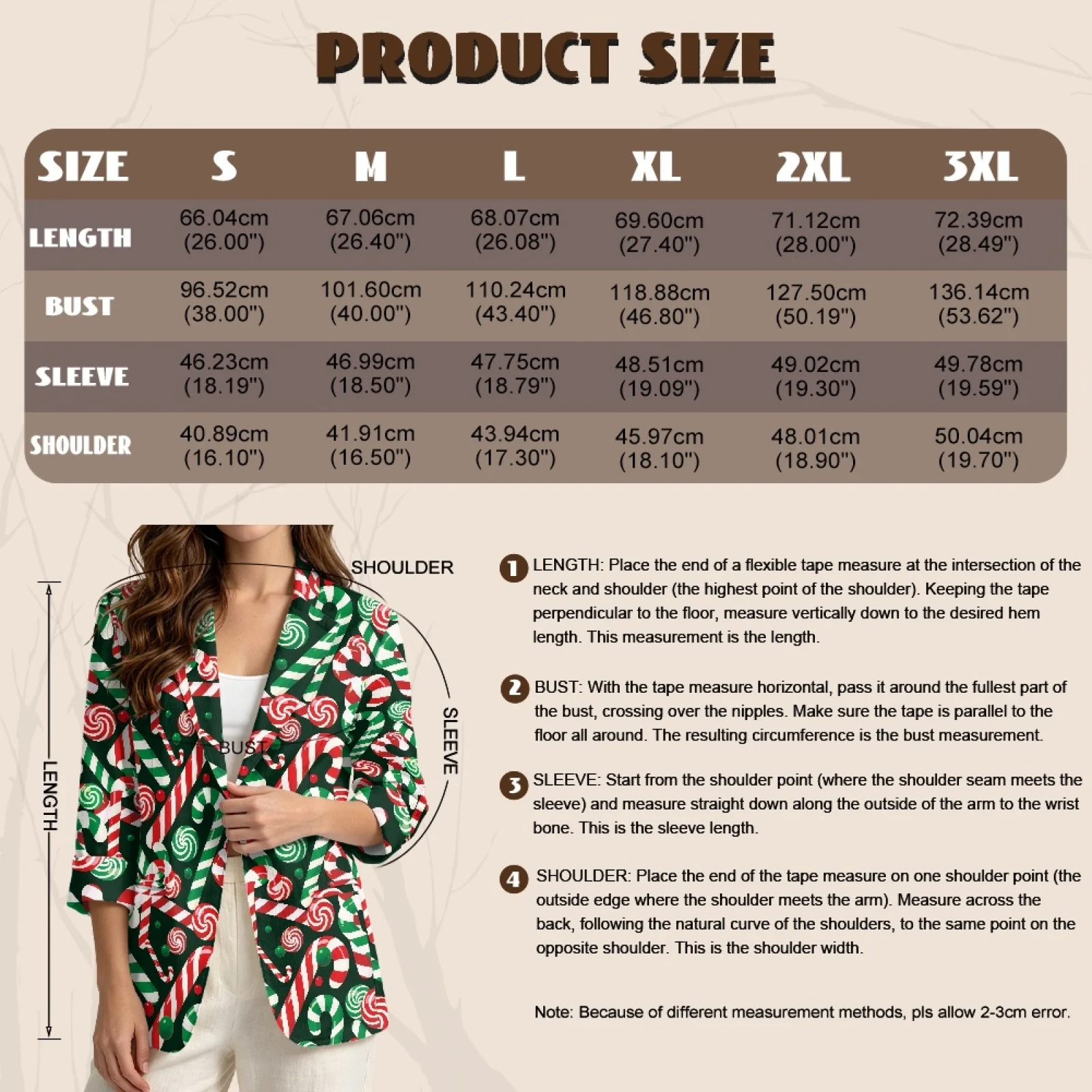 PENSTROLL Candy Cane Green Linen Style Open Front Cardigans for Vacation with Pockets Beach Cover Ups Cardigan Cover Up Jacket view 6