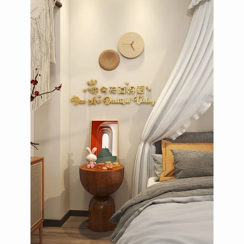 Room decoration living room bedside background wall three-dimensional wall sticker beauty salon dressing table Internet celebrit