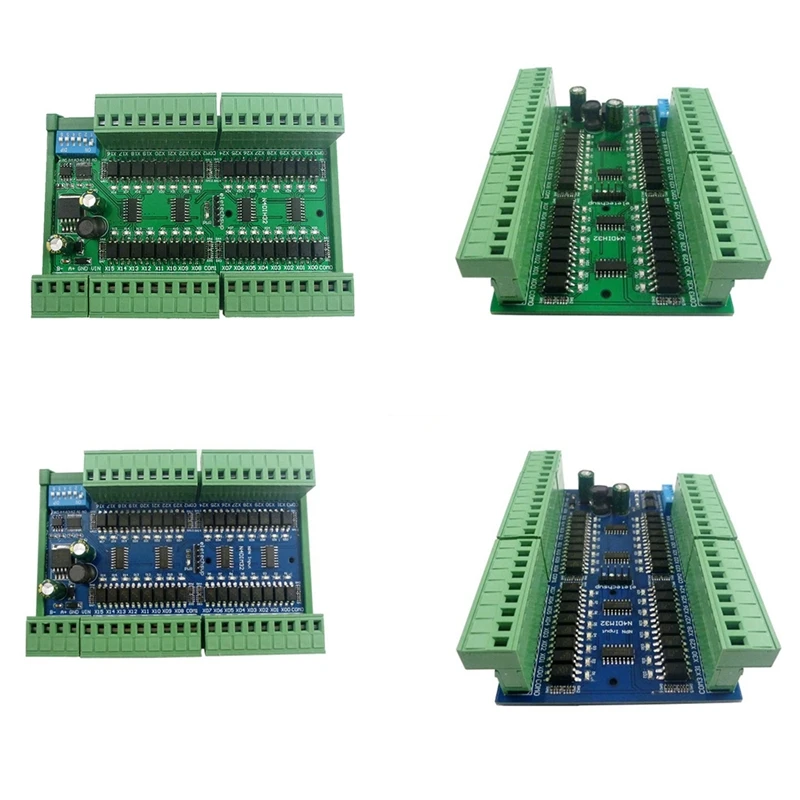 32Ch معزولة المدخلات الرقمية RS485 Modbus Rtu تحكم تيار مستمر 12 فولت 24 فولت PLC التبديل كمية اكتساب المجلس