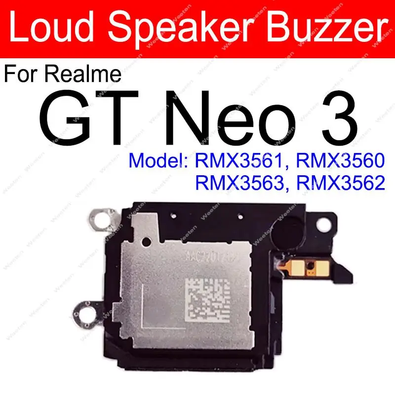 For Realme GT Neo 2 3 2T 3T GT 2 Pro GT Master 5G Loud Speaker Buzzer Bottom Speaker Sound Buzzer Replacement