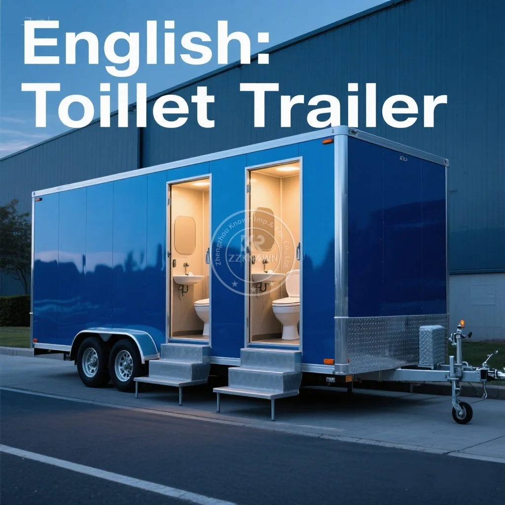 

Factory Customize Wholesale Price Portable Toilets Trailer Outdoor Public Mobile Portable Toilet Restroom Trailer
