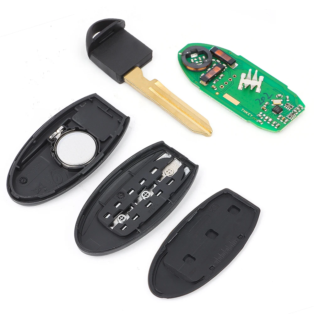 KEYECU 3 Buttons 433MHz 4A Chip for Infiniti Q50 2013 2014 2015 2016 2017 2018 Auto Smart Remote Control Key Fob S180144202
