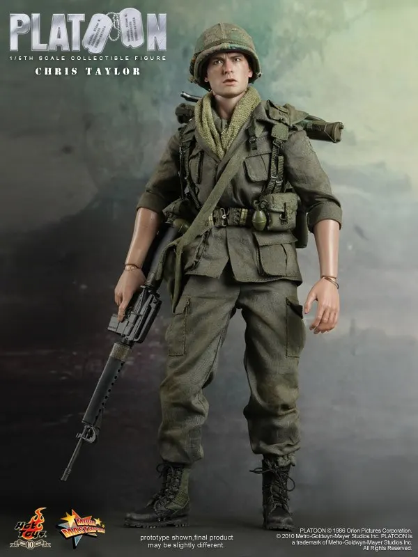 1/6 Action Figures Model Hot Toys HT MMS135 Platoon Chris Taylor Collectible Figur in stock