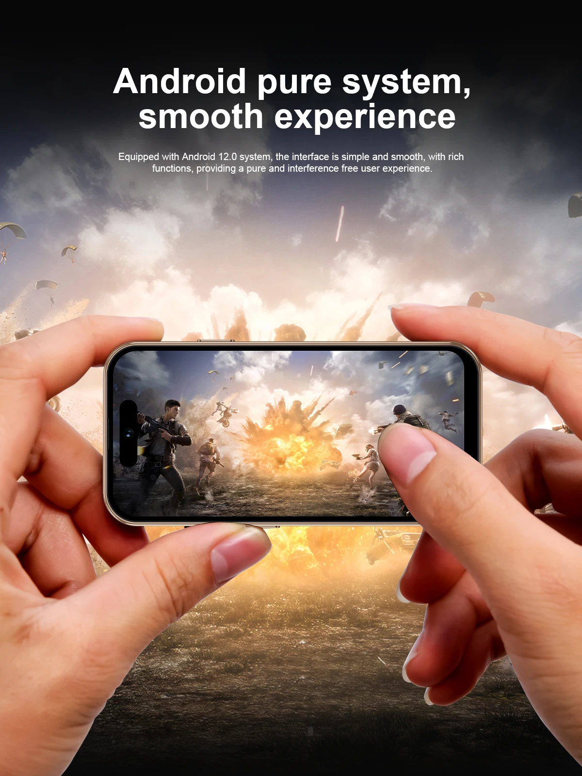 SERVO S16 Mini 4G LTE Cute Smartphone Android Dual SIM Face Unlock GPS WiFi Bluetooth Video Player 3.9 Inch Pocket Mobile Phone