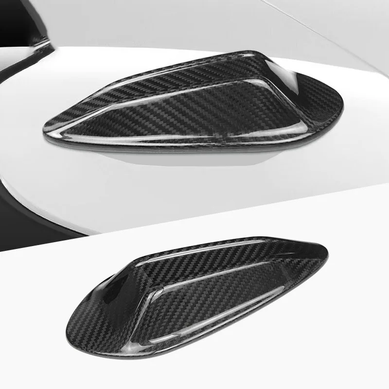 

Car Exterior Shark Fin Real Carbon Fiber Antenna Cover Decoration Parts Car Modification Suitable For BMW 345 Series G20 M2