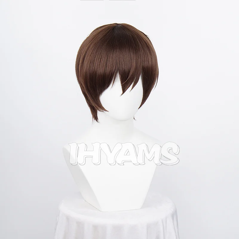 Fujioka Haruhi Cosplay Wig Miuko Cosplay Anime Brown Short Synthetic Hair Ouran High School Host Club Cosplay