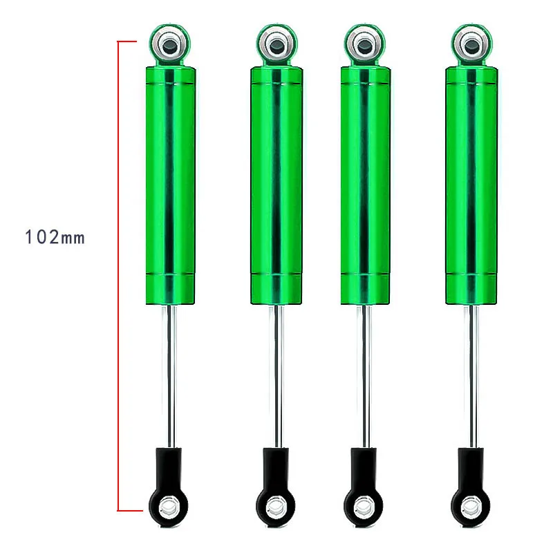 4Pcs/lot  Built-in Spring 62/72/82/92/102mm Shock Absorber Damper For 1/10 RC Crawler Axial SCX10 90046 TRX-4 D90 MST Redcat