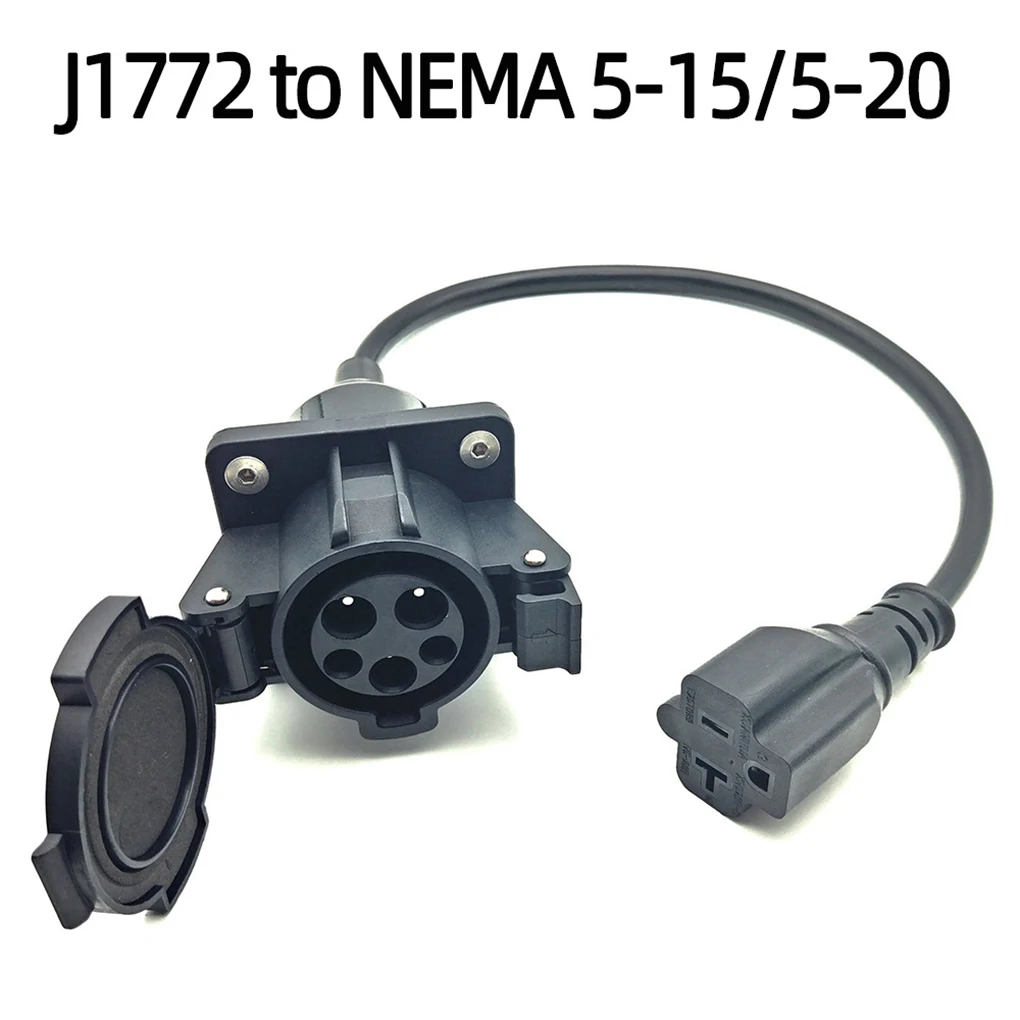 

J1772 To Nema 5-15/5-20 New Energy Charging Car Discharger Connector Adapter Electric Vehicle Connector Adapter US Plug