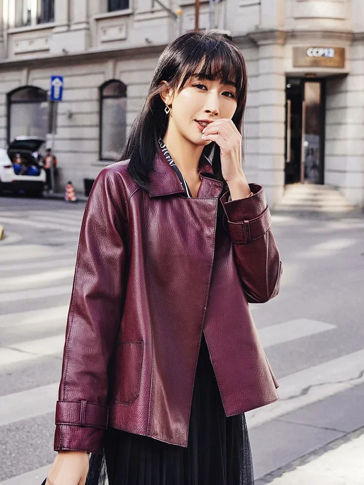 Tajiyane Real Leather Jacket Coats and Jackets Women Clothes 100% Sheepskin Coat Female Short Motos Women's Coats SS10_330WPY536