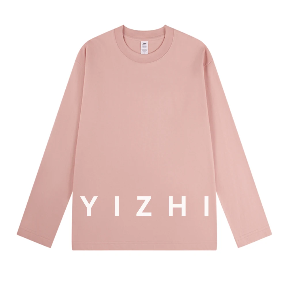 100% Cotton Round Neck Solid Color Bottoming Shirt 2025 New Long Sleeve T-shirt Men's Thin Comfortable Underwear Men Casual Top