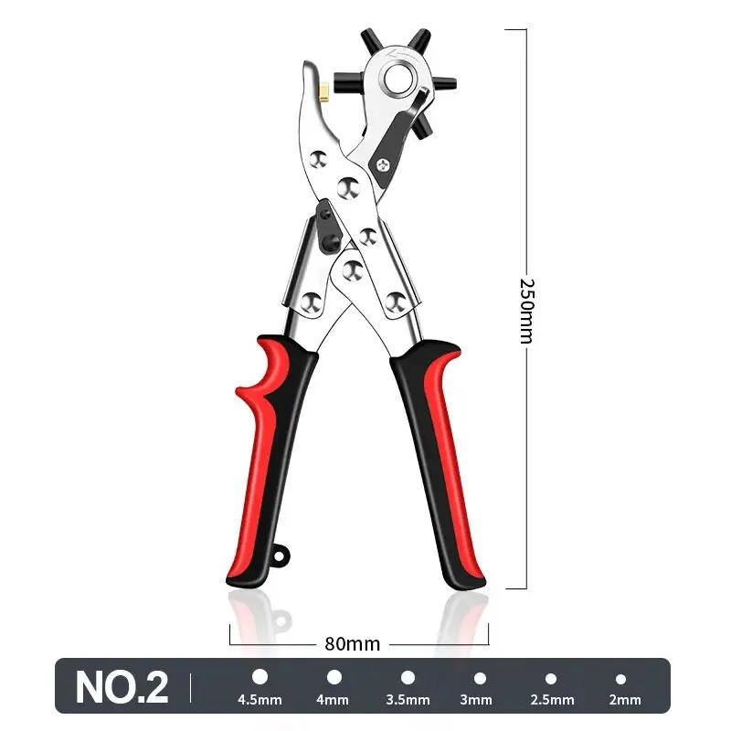 Heavy Duty Cintura in pelle Perforatrice Pinza Occhiello Puncher Girevole Macchina da cucire Borsa Setter Strumento Cinturino Cinturino per uso