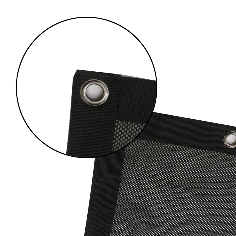 Black Soft Top Sunshade Mesh Covered Jeep Wrangler JL 18-19