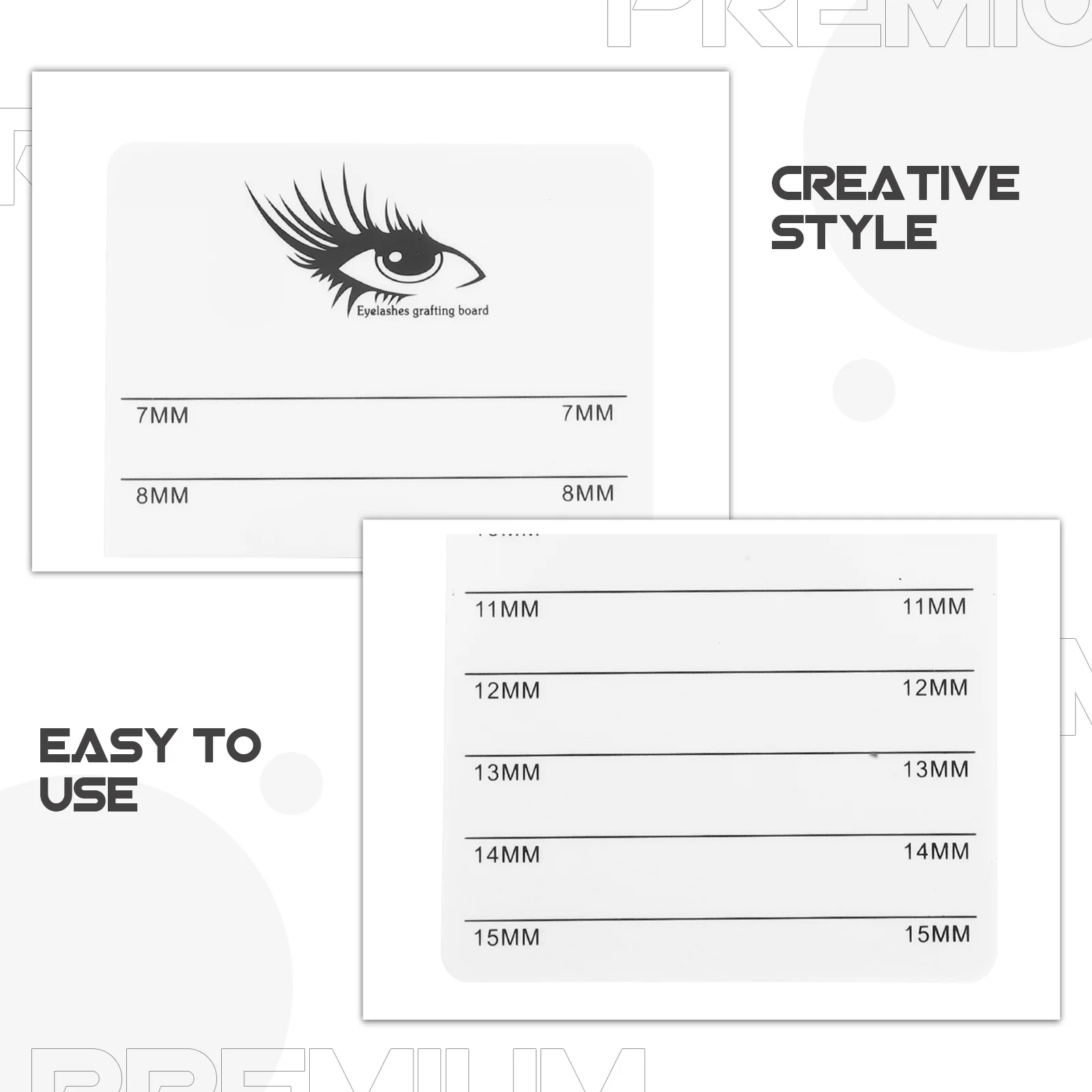 4Pcs Acrylic False Eyelash Holder Stable Stand Lash Extension Pallet Tray for Grafting Tool Beauty Salons and Home Use