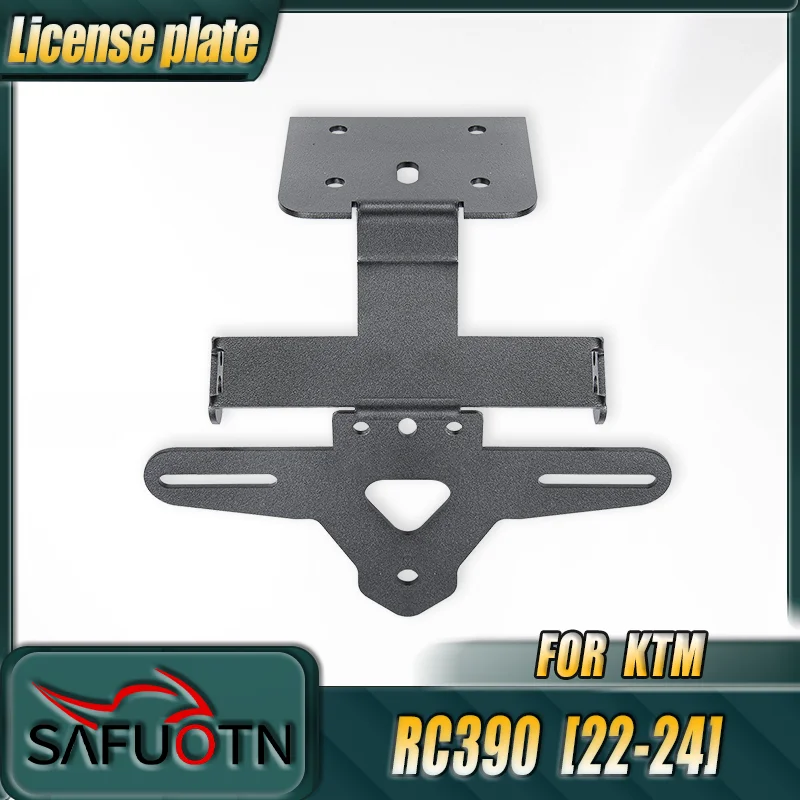 

RC390 Rear License Plate Holder Bracket For KTM RC 390 2022 2023 2024 Motorcycle Tail Tidy Eliminator Accessories