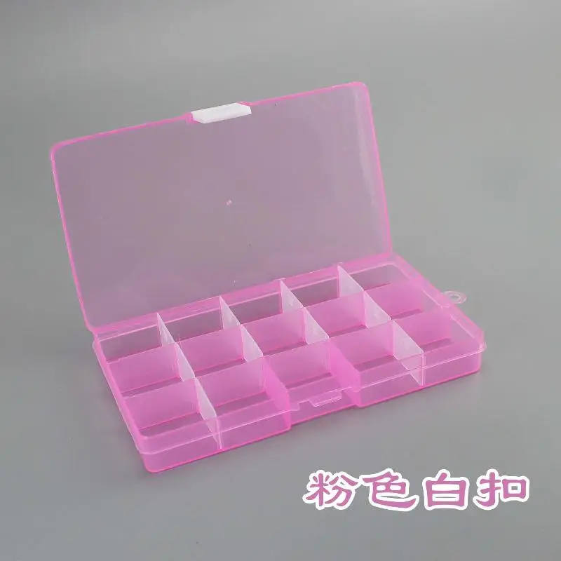 Practical Compartment Plastic Storage Box for Jewelry