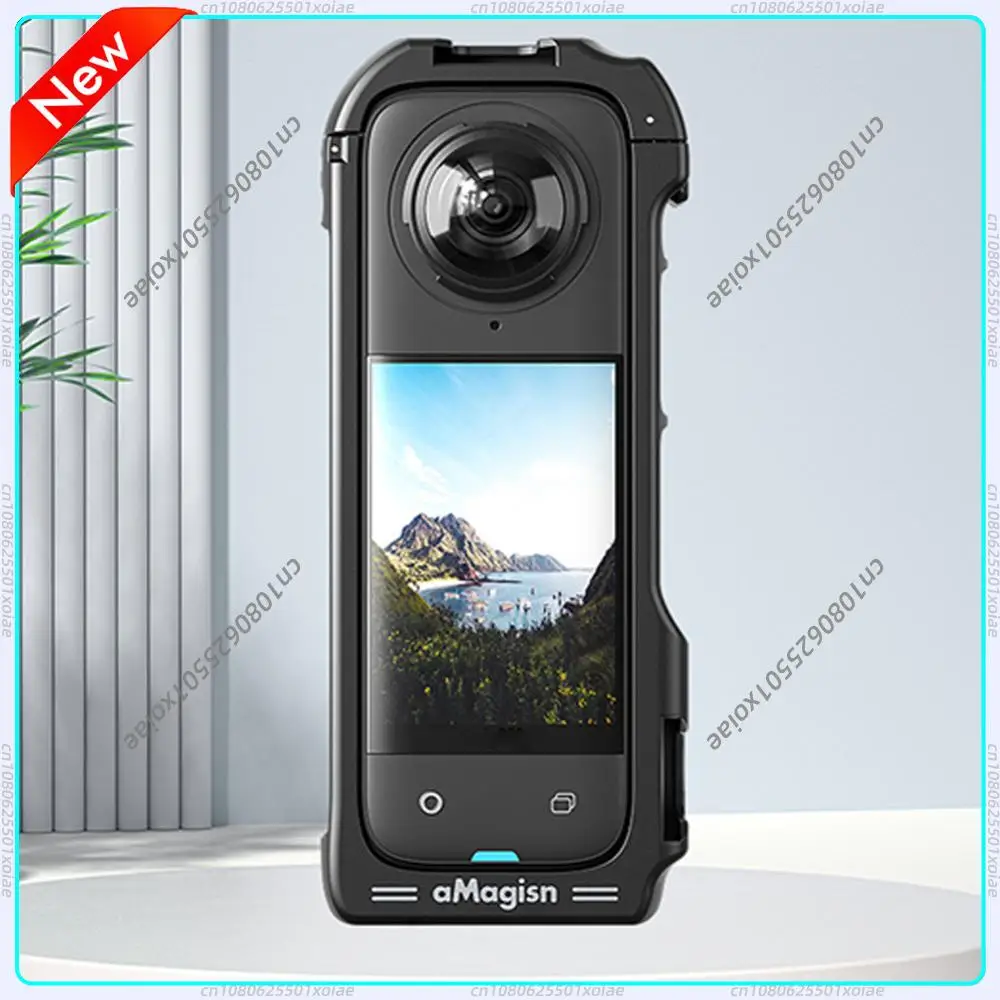 

Магнитный быстросъемный защитный кейдж-рамка (кроличья клетка) для Insta360 X4, аксессуары для камеры Insta360 X4