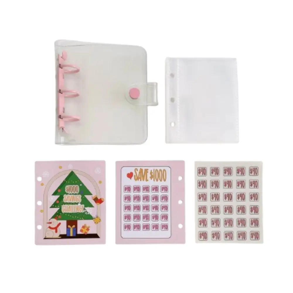 Креативные рождественские конверты для экономии денег, конверты для денег, 1000 долларов США, книга с задачами по экономии, прочный, устойчивый к разрыву
