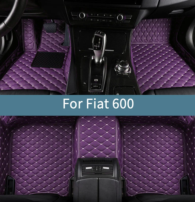 

Car Floor Mats For Fiat 600 2023 2024 2025 2026 Waterproof Full Set Floor Mats For Cars Accessories