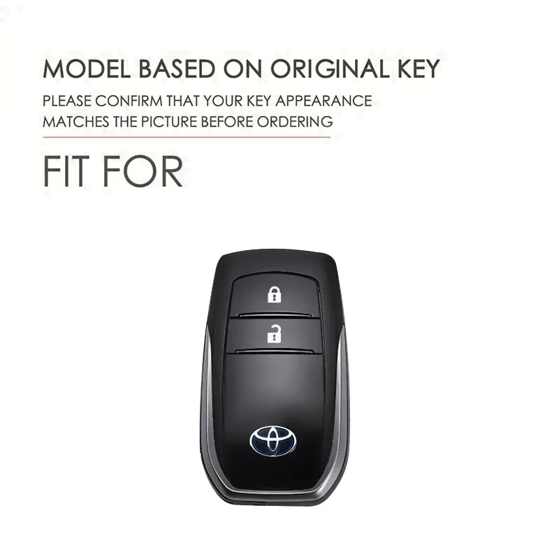 TPU Gold Edge Key Case Cover for Toyota Chr Rav4 Auris Avensis Prius Aygo Camry Corolla Land Cruiser 200 Prado Crown Shell Fob