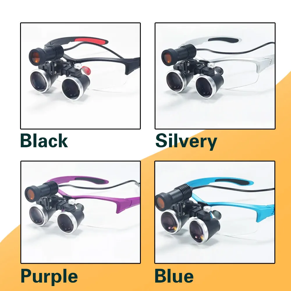 

EXP LED Dental Loupe Magnifying Glass 2.5X-3.5X with Light for Precision Instrument Repair And Dental Examinations