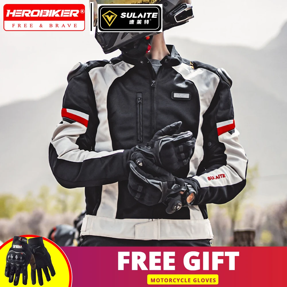 

Summer Motorcycle Jacket Breathable Cycling Suits Shockproof All-season Racing Suit For Men And Women Protective Motorcycle Sets