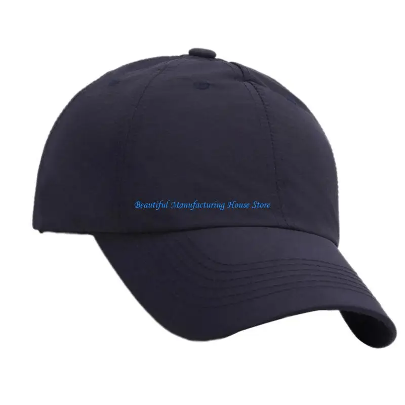 E56A Outdoor Sport Hat Hiking Baseball Hat Short Brim Sunshade Quick Drying Breathable Sun Hat Sports Hat for Unisex