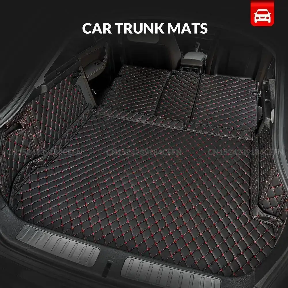 For Volkswagen VW Passat Ling Yu、Passat PHEV、Santana Vista、Cross Lavida Auto Full Coverage Trunk Mat Car Cargo Liner Accessories