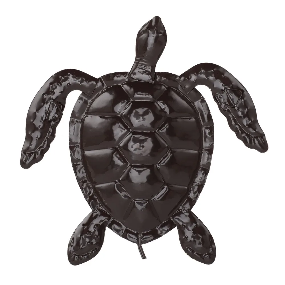 3pcs Metal Turtle Wall Decor 3D Ocean Hanging Metal Turtle Wall Art Blue Sea Turtle Wall Decor For Bathroom Decor