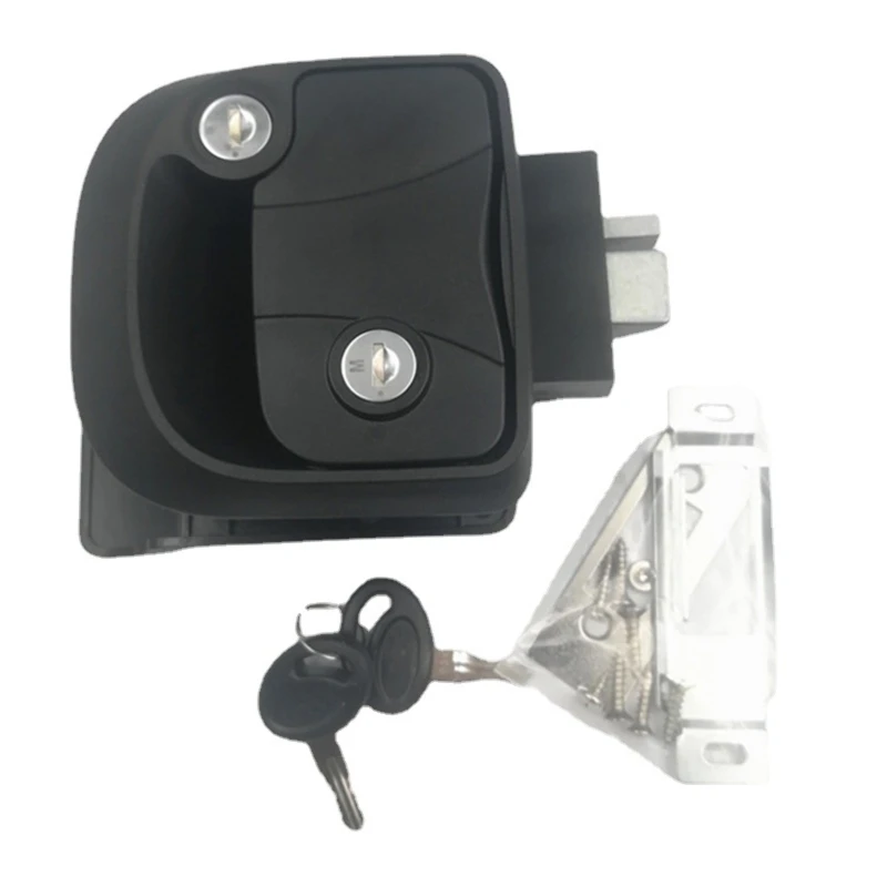 

Entrance Door Lock with Built-in Inside Outside Double Open Lock RV Hardware