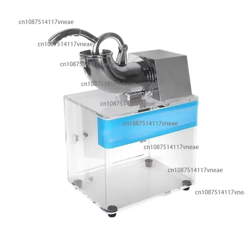 Macchina per la produzione di coni di neve per tritaghiaccio elettrico commerciale in acciaio inossidabile con motore ad effetto finale come componente centrale
