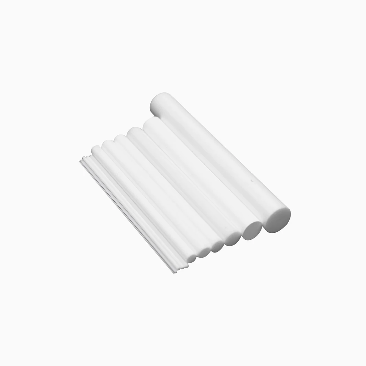 Zirconia Ceramic Rod Solid Wear-Resistant Insulation High Temperature Resistant Rod Corrosion-Resistant Stirring Rod Processing