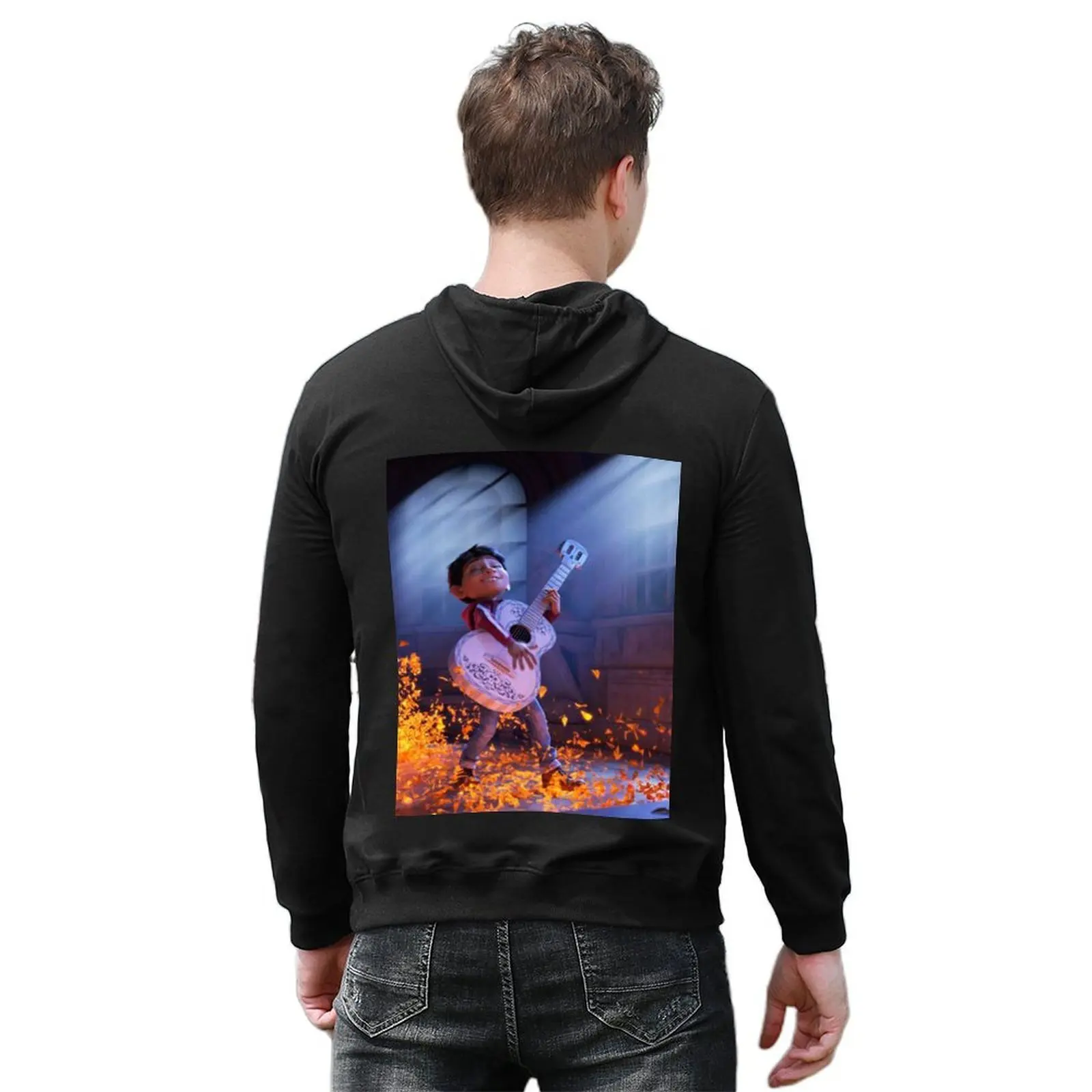 ملابس بقلنسوة لفيلم كوكو للرجال لخريف وخريف منتجات جديدة ملابس رجالية بقلنسوة للرجال