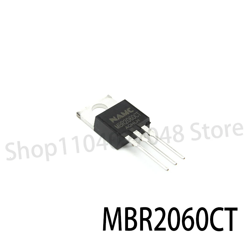 1PCS Brand new MBR2060CT New spot MBR2060 Direct plug TO220 20A 60V Schottky diode chip